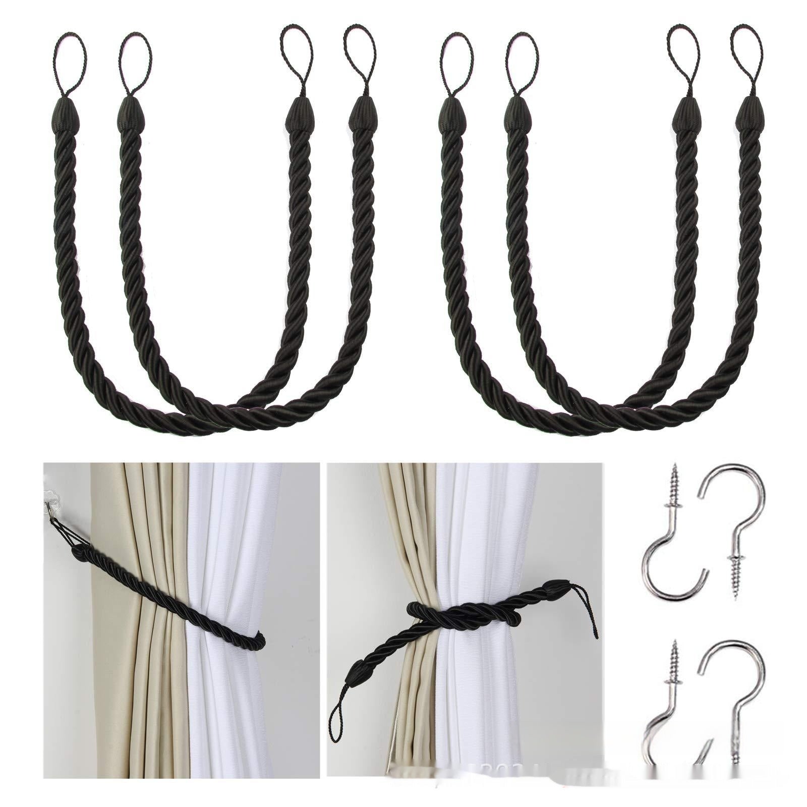curtain tieback rope hand woven
