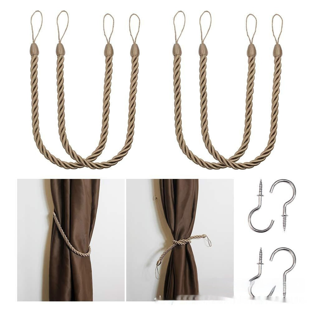 curtain tieback rope hand woven