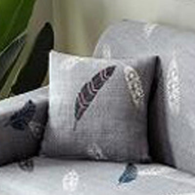 Printed sofa cushion sofa cover front view stretch fit design