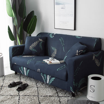 Printed sofa cushion sofa cover front view stretch fit design
