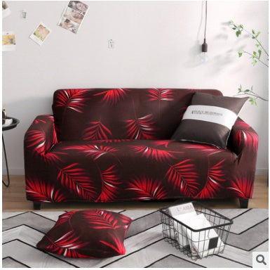 Printed sofa cushion sofa cover front view stretch fit design