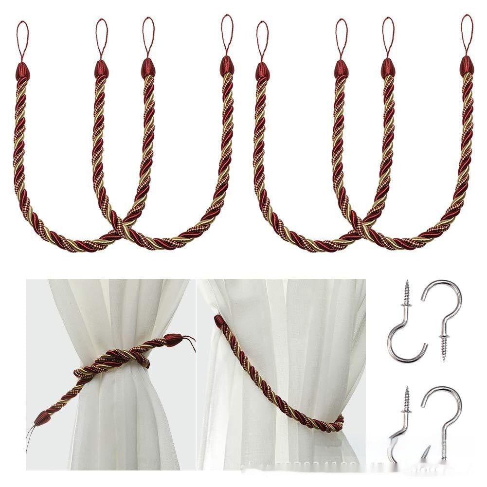 curtain tieback rope hand woven