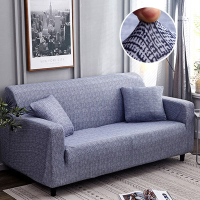 Printed sofa cushion sofa cover front view stretch fit design