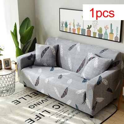 Printed sofa cushion sofa cover front view stretch fit design