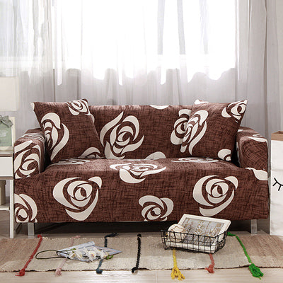Printed sofa cushion sofa cover front view stretch fit design