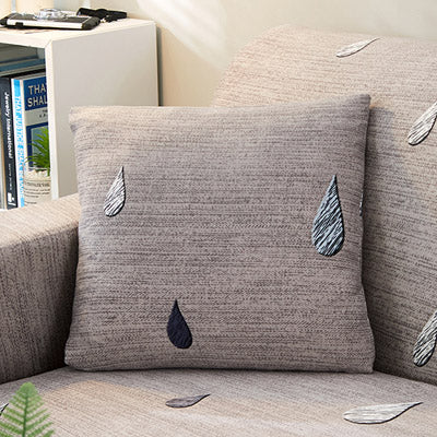 Printed sofa cushion sofa cover front view stretch fit design
