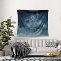 skull home decor tapestry wall hanging