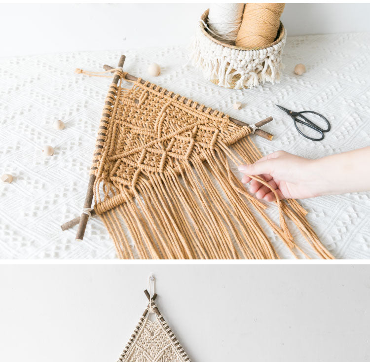 macrame wall hanging boho decor