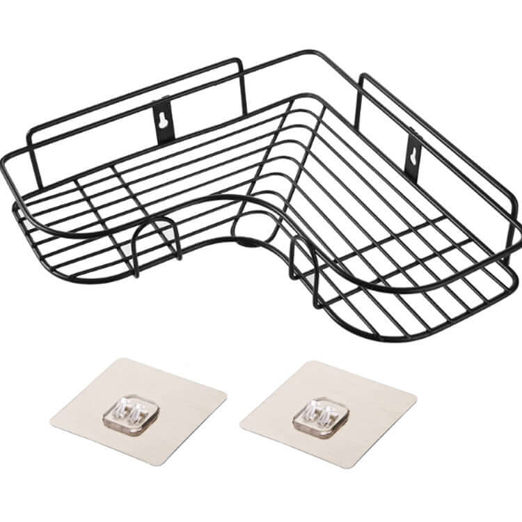 wall bathroom storage rack corner shelf