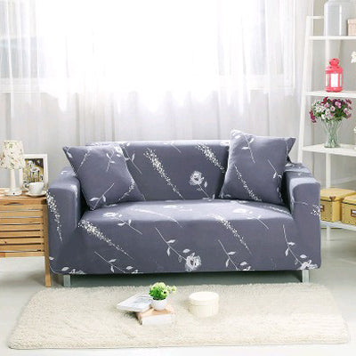 Printed sofa cushion sofa cover front view stretch fit design
