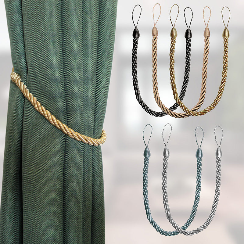 curtain tieback rope hand woven
