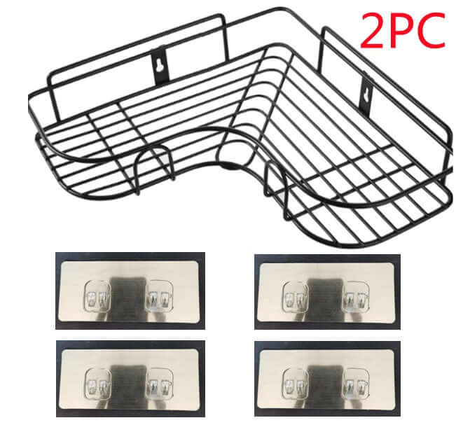 wall bathroom storage rack corner shelf