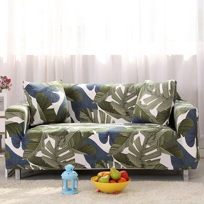 Printed sofa cushion sofa cover front view stretch fit design