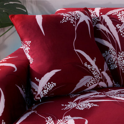 Printed sofa cushion sofa cover front view stretch fit design