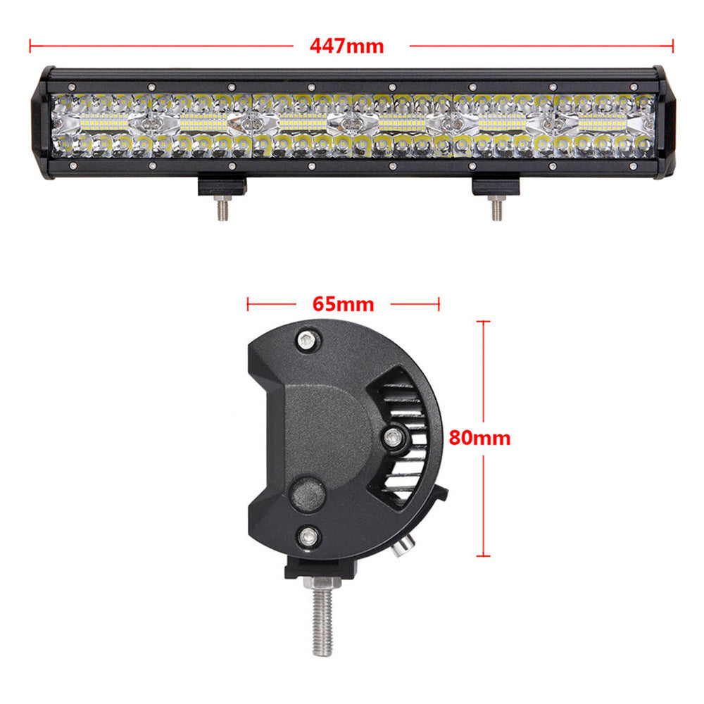 automotive LED strip lights three-row work light off-road