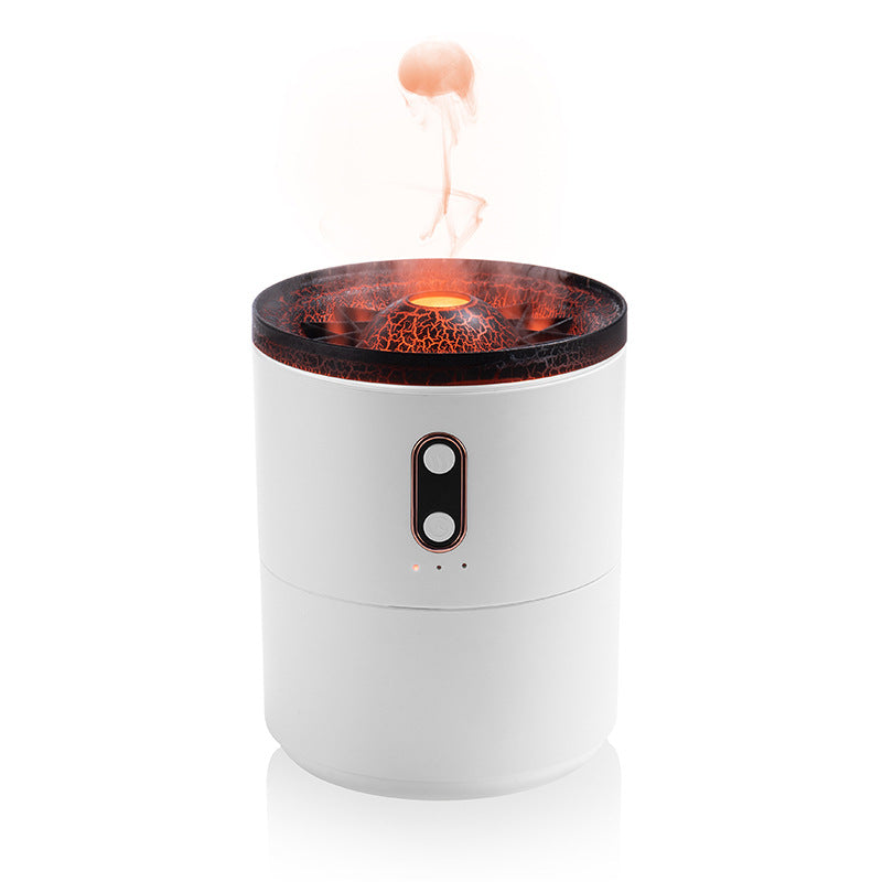 flame aroma diffuser with mist effect night light