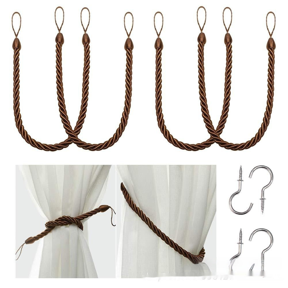 curtain tieback rope hand woven