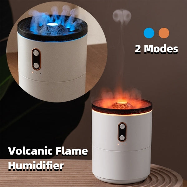 flame aroma diffuser with mist effect night light