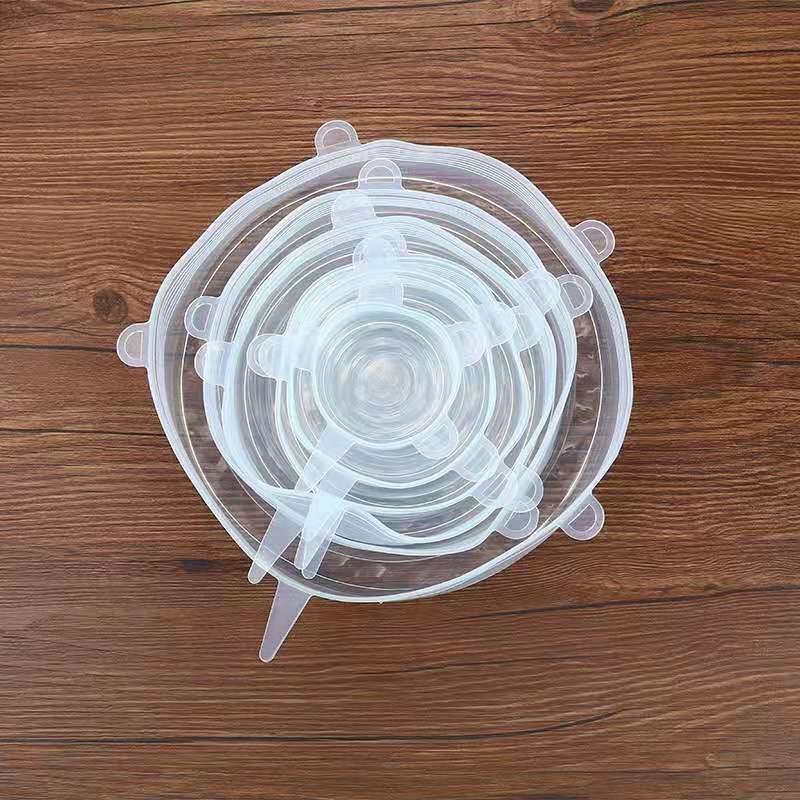 silicone stretch lids food covers reusable kitchen set